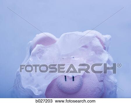 piggy bank covered in ice View Large Photo Image Stock Image - piggy bank covered in ice. Fotosearch