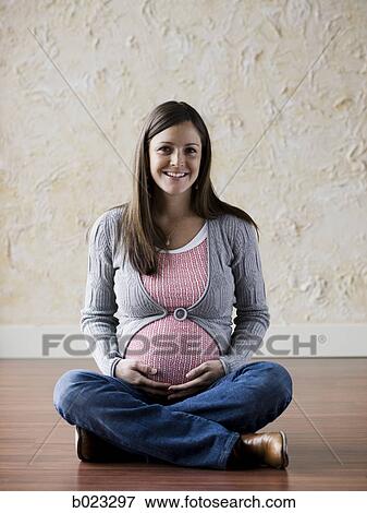 Stock Photo - pregnant woman. Fotosearch