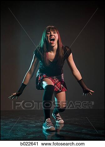 punk rock girl View Large Photo Image Stock Image - punk rock girl. Fotosearch