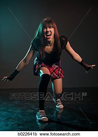 punk rock girl View Large Photo Image Stock Image - punk rock girl. Fotosearch