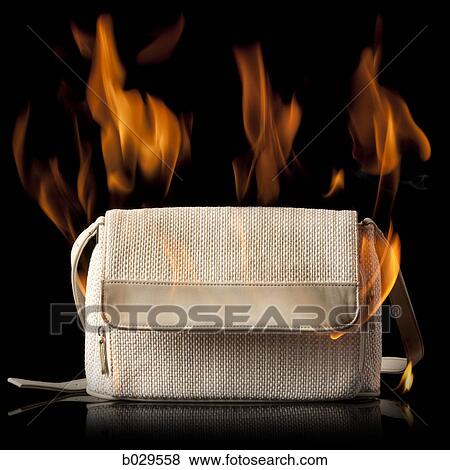 purse on fire View Large Photo Image Stock Photo - purse on fire. Fotosearch