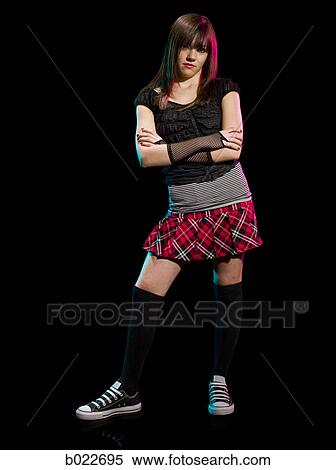 rocker girl View Large Photo Image Stock Photography - rocker girl. Fotosearch