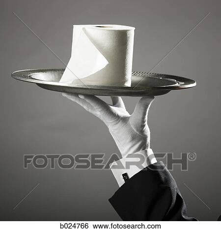 roll of toilet paper on a platter View Large Photo Image Stock Photograph - roll of toilet paper on a platter. Fotosearch