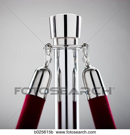 rope stand with a velvet rope attached View Large Photo Image Stock Image - rope stand with a velvet rope attached. Fotosearch