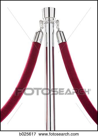 rope stand with a velvet rope attached View Large Photo Image Stock Photo - rope stand with a velvet rope attached. Fotosearch