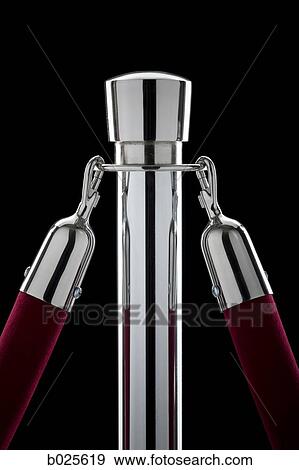 rope stand with a velvet rope attached View Large Photo Image Stock Photo - rope stand with a velvet rope attached. Fotosearch