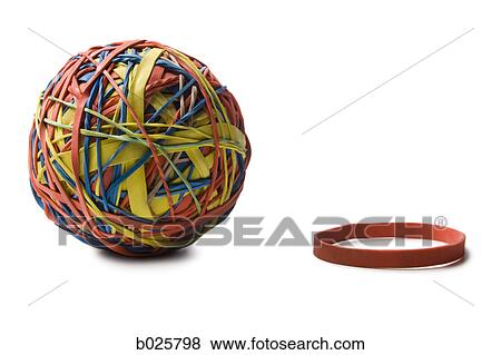 rubber band and a rubber band ball View Large Photo Image Stock Photo - rubber band and a rubber band ball. Fotosearch