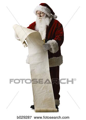 santa claus checking his list View Large Photo Image Stock Photo - santa claus checking his list. Fotosearch