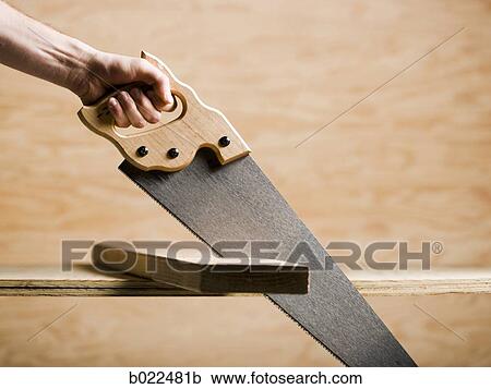 saw in a piece of wood View Large Photo Image Stock Image - saw in a piece of wood. Fotosearch