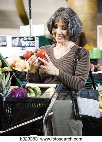 senior woman at the supermarket View Large Photo Image Stock Image - senior woman at the supermarket. Fotosearch