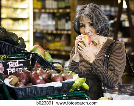 senior woman at the supermarket View Large Photo Image Stock Image - senior woman at the supermarket. Fotosearch