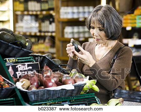 senior woman at the supermarket View Large Photo Image Stock Photo - senior woman at the supermarket. Fotosearch
