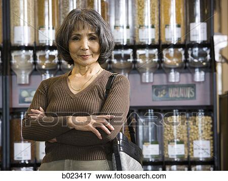 senior woman at the supermarket View Large Photo Image Stock Photo - senior woman at the supermarket. Fotosearch