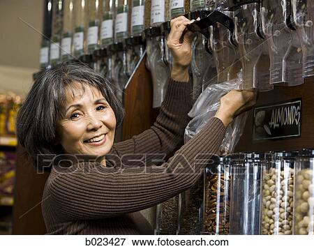 senior woman at the supermarket View Large Photo Image Stock Photo - senior woman at the supermarket. Fotosearch