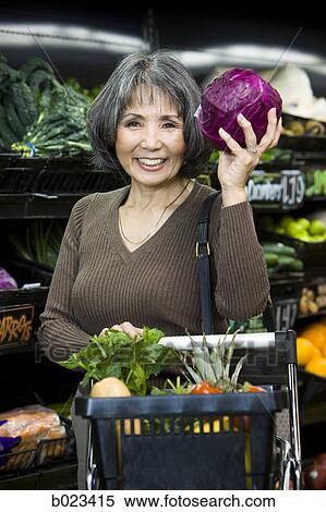 senior woman at the supermarket View Large Photo Image Stock Photography - senior woman at the supermarket. Fotosearch