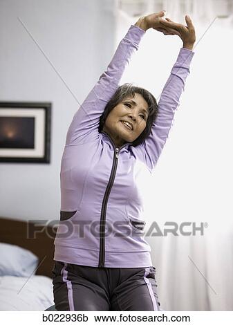 senior woman working out View Large Photo Image Stock Image - senior woman working out. Fotosearch