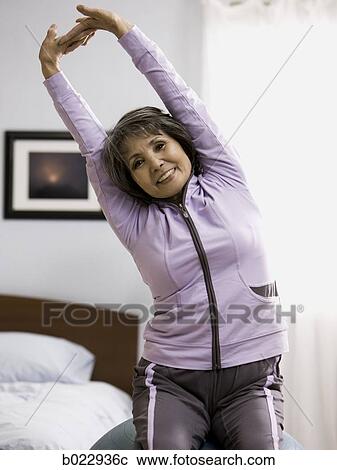 senior woman working out View Large Photo Image Stock Image - senior woman working out. Fotosearch