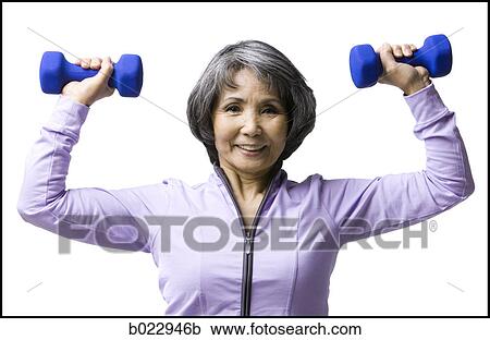 senior woman working out View Large Photo Image Stock Image - senior woman working out. Fotosearch