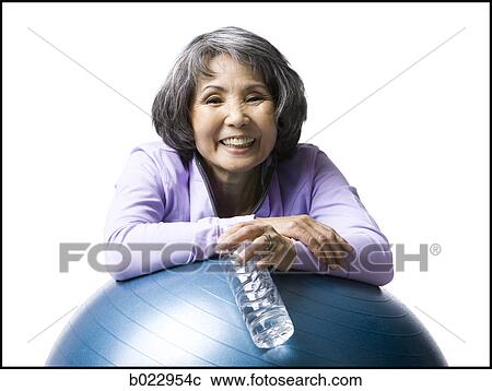 senior woman working out View Large Photo Image Stock Image - senior woman working out. Fotosearch