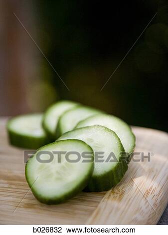 sliced cucumber View Large Photo Image Stock Image - sliced cucumber. Fotosearch