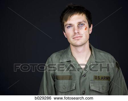 soldier with a black eye View Large Photo Image Stock Photograph - soldier with a black eye. Fotosearch