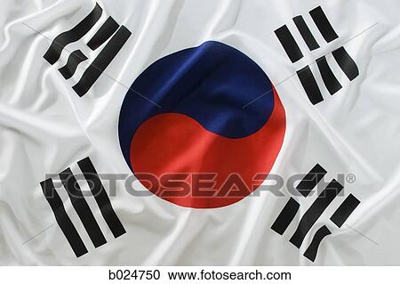 south korean flag View Large Photo Image Stock Image - south korean flag. Fotosearch