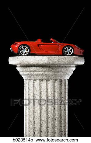 sports car on a pedestal View Large Photo Image Stock Image - sports car on a pedestal. Fotosearch