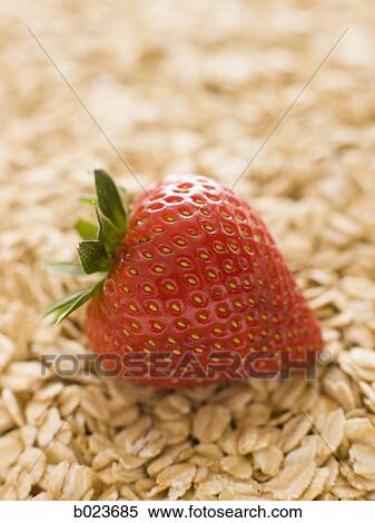 strawberries and oats View Large Photo Image Stock Photography - strawberries and oats. Fotosearch