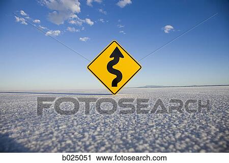 Stock Image - street sign in the middle of nowhere. Fotosearch
