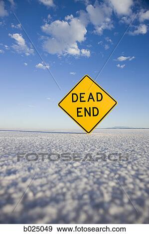 Stock Photo - street sign in the middle of nowhere. Fotosearch