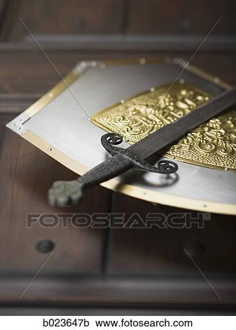 sword and shield View Large Photo Image Stock Image - sword and shield. Fotosearch