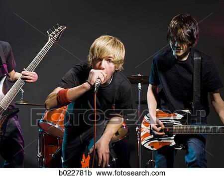 teenage rock band View Large Photo Image Stock Image - teenage rock band. Fotosearch