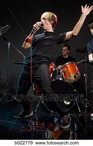 teenage rock band View Large Photo Image Stock Photo - teenage rock band. Fotosearch