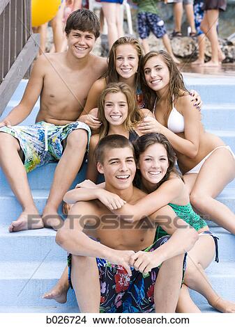 teenagers at a waterpark View Large Photo Image Picture - teenagers at a waterpark. Fotosearch