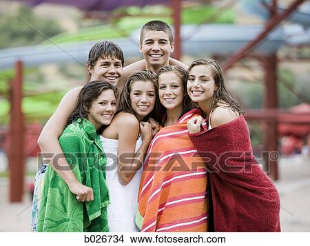 teenagers at a waterpark View Large Photo Image Picture - teenagers at a waterpark. Fotosearch