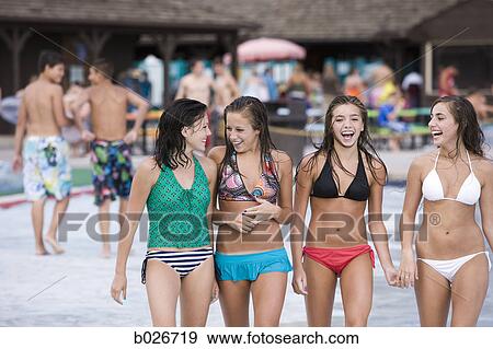 teenagers at a waterpark View Large Photo Image Stock Photo - teenagers at a waterpark. Fotosearch