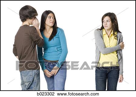 teenagers telling secrets View Large Photo Image Stock Image - teenagers telling secrets. Fotosearch