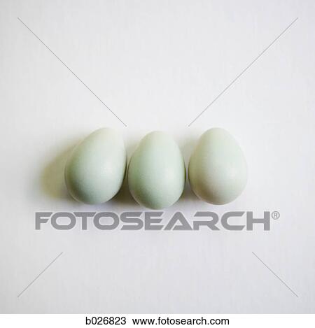 Stock Image - three eggs. Fotosearch