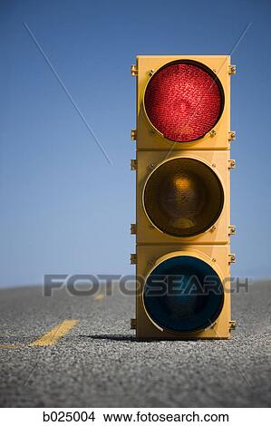 traffic signal in the middle of the highway View Large Photo Image Picture - traffic signal in the middle of the highway. Fotosearch