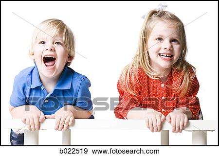 two children laughing View Large Photo Image Stock Photo - two children laughing. Fotosearch