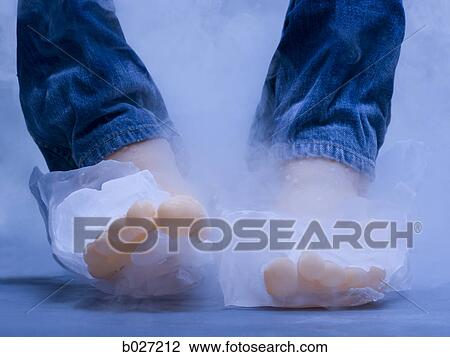 two feet frozen in blocks of ice View Large Photo Image Stock Image - two feet frozen in blocks of ice. Fotosearch