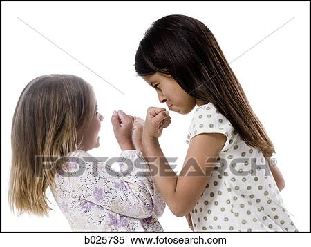 two sisters in a fight View Large Photo Image Stock Photography - two sisters in a fight. Fotosearch
