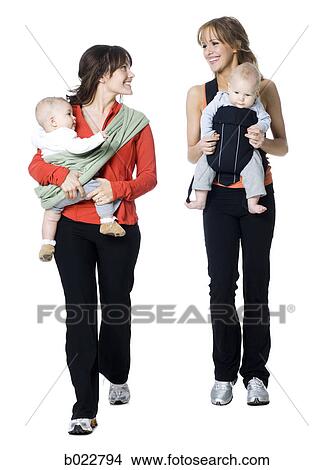 two women and their babies View Large Photo Image Picture - two women and their babies. Fotosearch