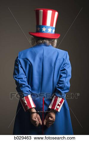 uncle sam in handcuffs View Large Photo Image Stock Image - uncle sam in handcuffs. Fotosearch