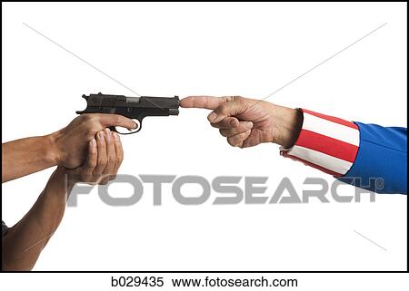 uncle sam putting his finger in the barrel of a handgun View Large Photo Image Stock Photography - uncle sam putting his finger in the barrel of a handgun. Fotosearch