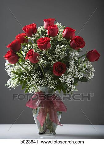 vase of roses View Large Photo Image Stock Image - vase of roses. Fotosearch