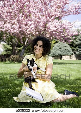 woman and her dog View Large Photo Image Stock Image - woman and her dog. Fotosearch