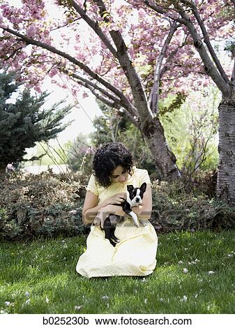 woman and her dog View Large Photo Image Stock Image - woman and her dog. Fotosearch