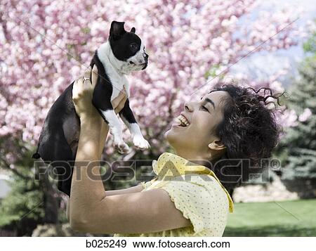 woman and her dog View Large Photo Image Stock Photo - woman and her dog. Fotosearch