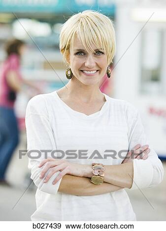 woman at a carnival View Large Photo Image Stock Photo - woman at a carnival. Fotosearch